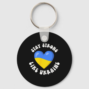 Ukrainian Support Ukraine Flag Ukrainian Love I St Keychain