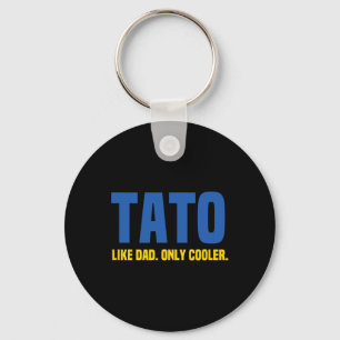 Ukrainian Tato. Ukraine Dad. Father  Keychain