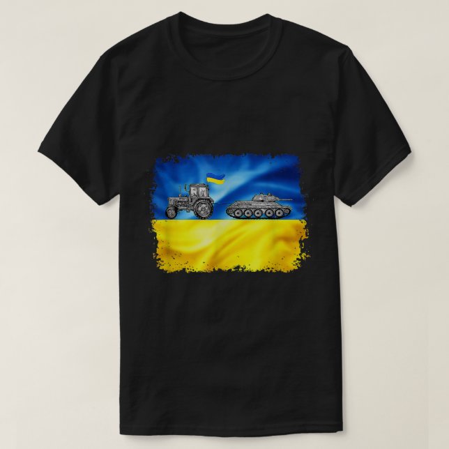 Ukrainian Tractor Pulling Tank With Ukrainian Ukra (Design Front)