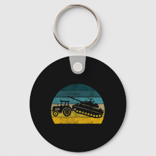 Ukrainian Tractor Support Ukraine Stand With Ukrai Keychain