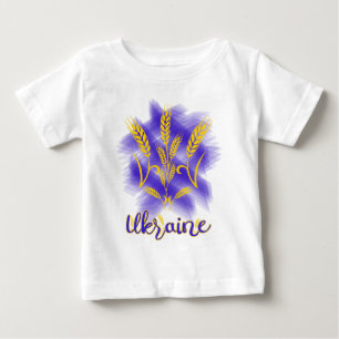Ukrainian trident made of wheat ear baby T-Shirt