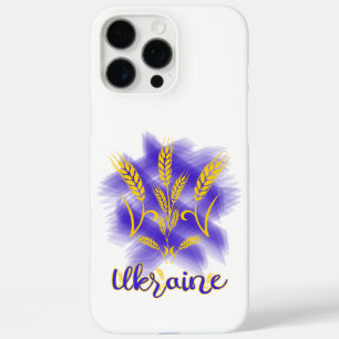 Ukrainian trident made of wheat ear iPhone 16 pro max case