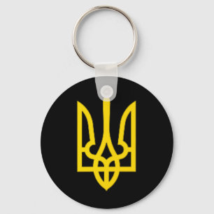 Ukrainian Trident Volodymyr Zelenskyy Ukraine Pres Keychain