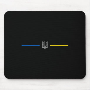 Ukrainian Tryzub Symbol - Ukraine Trident 2 Mouse Pad