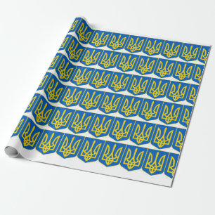 Ukrainian Tryzub Wrapping Paper