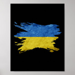 Ukrainian Ukraine Flag Vintage Ukraine Flag 1  Poster