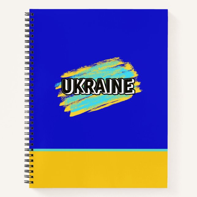 Ukrainian vibes notebook (Front)