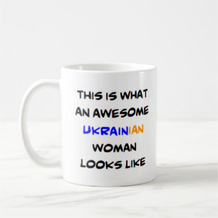 ukrainian woman, awesome coffee mug