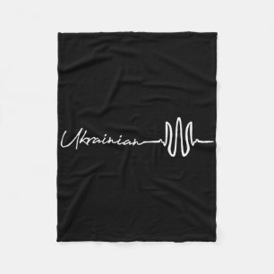 Ukrainian Zelensky Ukraine Patriotic Ukrainians He Fleece Blanket