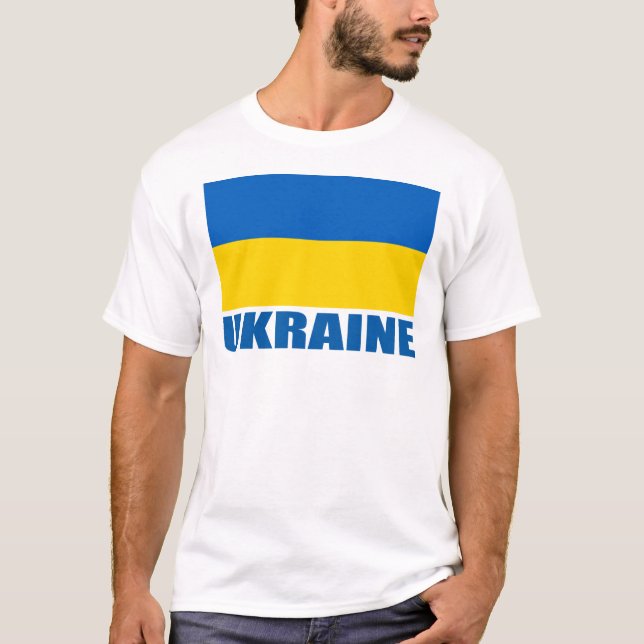 Ukranian Flag T-Shirt (Front)