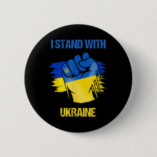 Ukrayina Slava Support Ukraine Stand With Ukraine  2 Inch Round Button