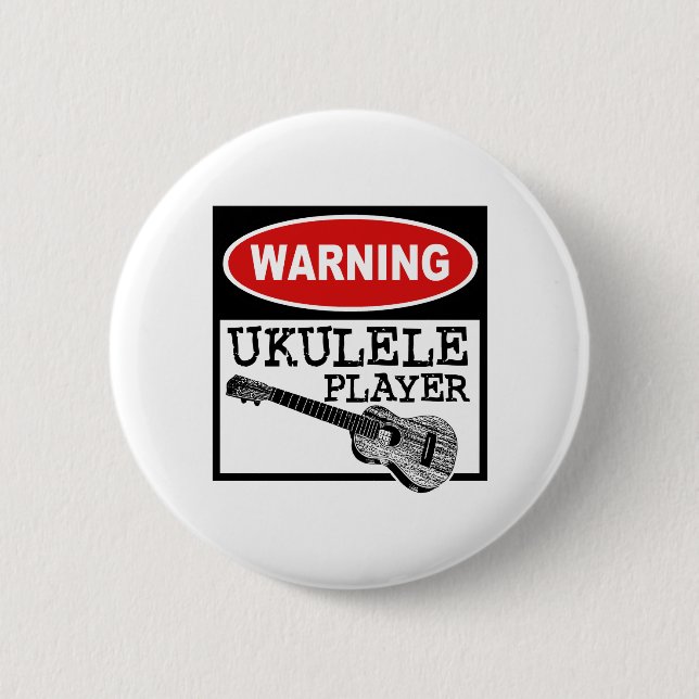 Ukulele 2 Inch Round Button (Front)