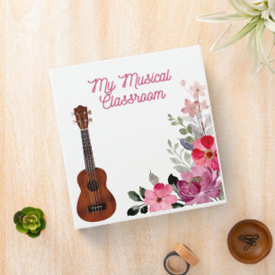 Ukulele binder for classroom songs