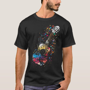 Ukulele Colorful Musician Ukulele Ukulele Player T-Shirt