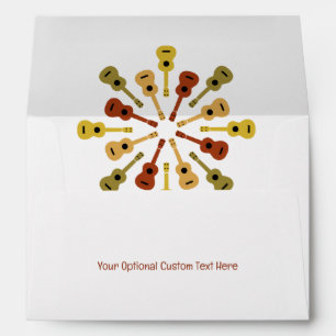 UKULELE custom text Envelope