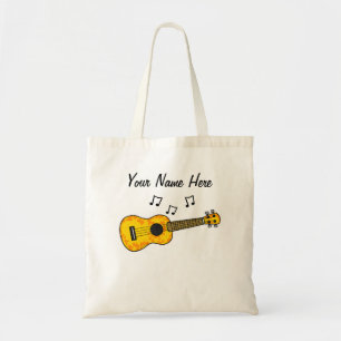 Ukulele Custom Tote Bag Uke Player Musician Gift