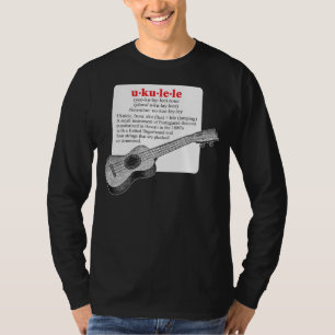 Ukulele Definition Men's dark long sleeve T-Shirt