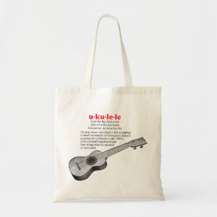 Ukulele Definition Tote Bag