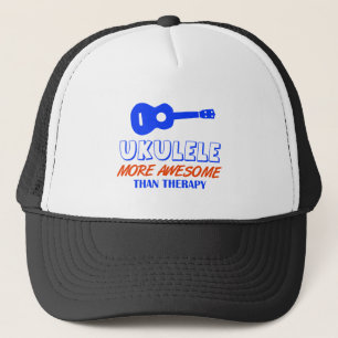 Ukulele design trucker hat