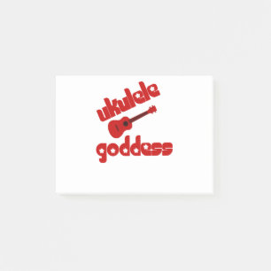 Ukulele Goddess Post-it Notes