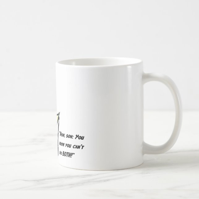 Ukulele Grown Up Humour Coffee Mug (Right)