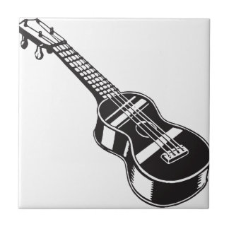 Ukulele Hawaian Instrument Cute Unique Guitar Hawa Tile