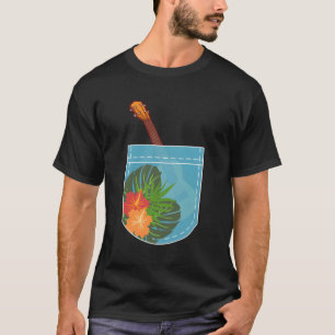 Ukulele Hawaii Tropical Gif Ukulele Player T-Shirt
