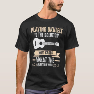 Ukulele Hawaii Ukulele Player Small Guitar T-Shirt