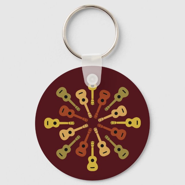 Ukulele key chain - choose style (Front)