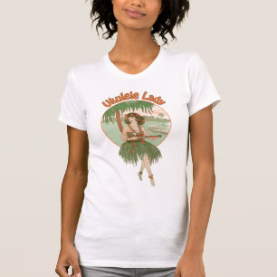 Ukulele Lady #1 Ladies light short sleeve T-Shirt