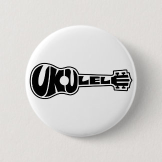 Ukulele Logo 2 Inch Round Button