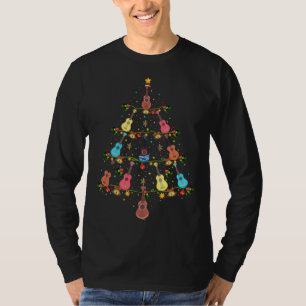 Ukulele Music Lover Xmas Gift Ukulele Christmas Tr T-Shirt