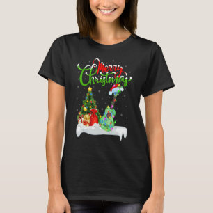 Ukulele Music Xmas Decorations Santa Ukulele Chr T-Shirt