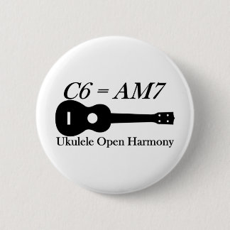 Ukulele Open Chords 2 Inch Round Button