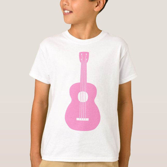 Ukulele - Pink T-Shirt (Front)