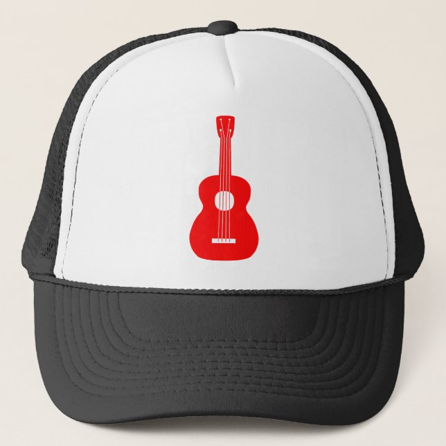 Ukulele - Red Trucker Hat (Front)