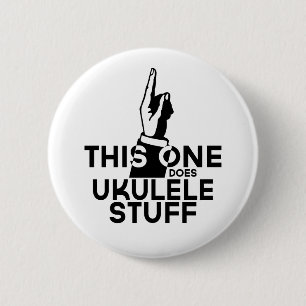 Ukulele Stuff - Funny Ukulele Music 2 Inch Round Button