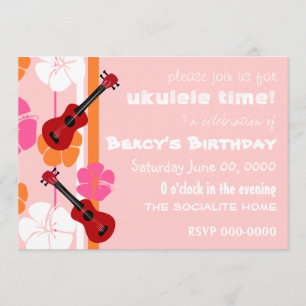 Ukulele Time! Invitation