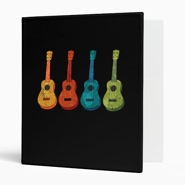 Ukuleles vintage binder (Front/Inside)