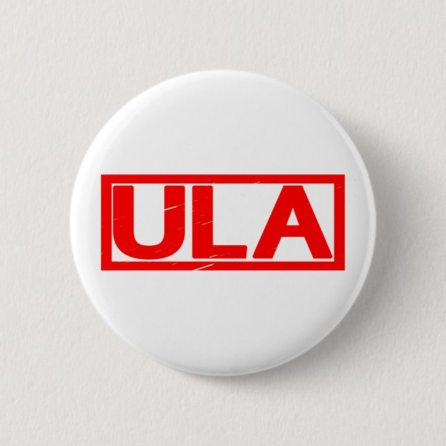 Ula Stamp 2 Inch Round Button (Front)