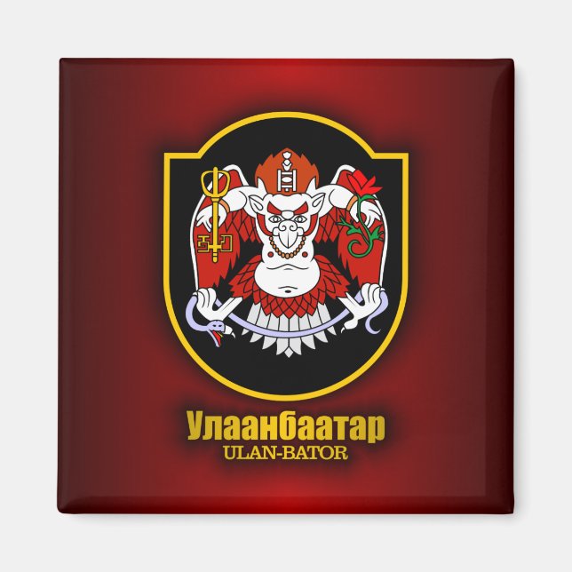 Ulan Bator Emblem Magnet (Front)