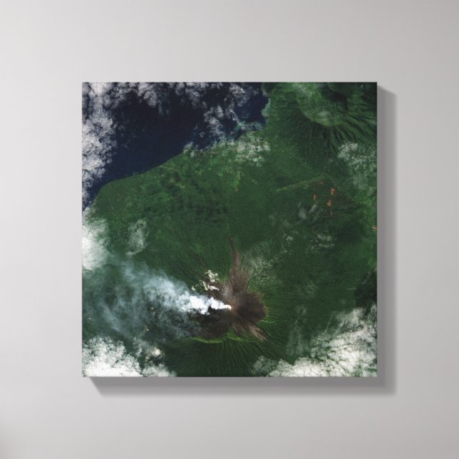 Ulawun Volcano of New Britain Summit Canvas Print (Front)