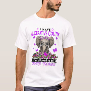 Ulcerative Colitis Awareness Month Ribbon Gifts T-Shirt