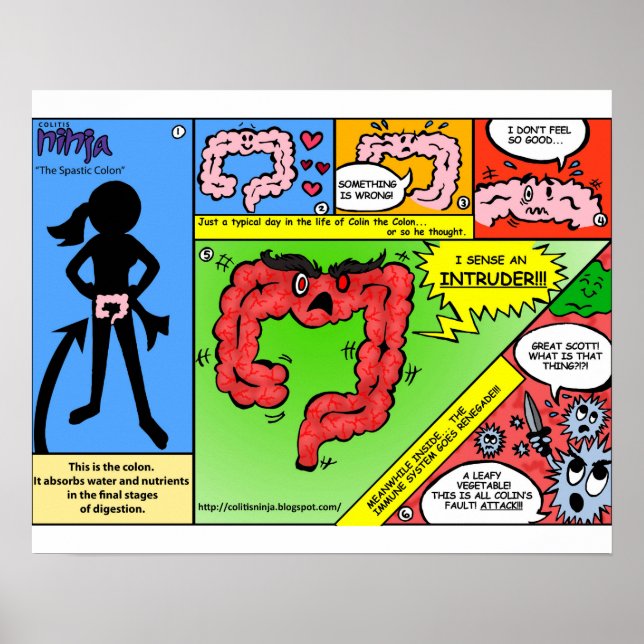 Ulcerative Colitis Poster (Front)