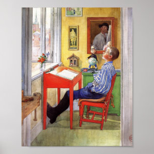 Ulf Doing His Homework Poster