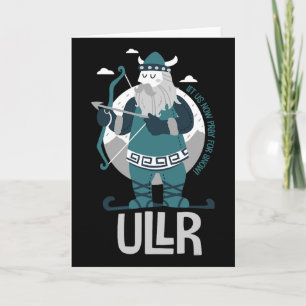 Ullr Norse God Of Snow Patron Saint Of Skiers And  Card