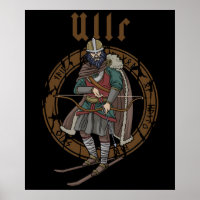 Ullr Ski Winter Sports Gifts Skiing Viking