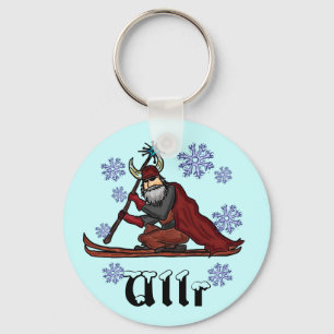 Ullr snow god keychain