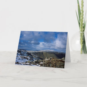 Ullscarf and Skiddaw Winter Holiday Card