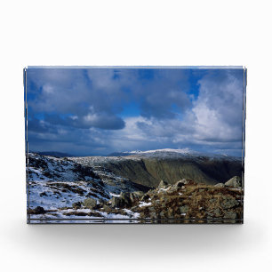 Ullscarf and Skiddaw Winter Holiday Card Poster Photo Block